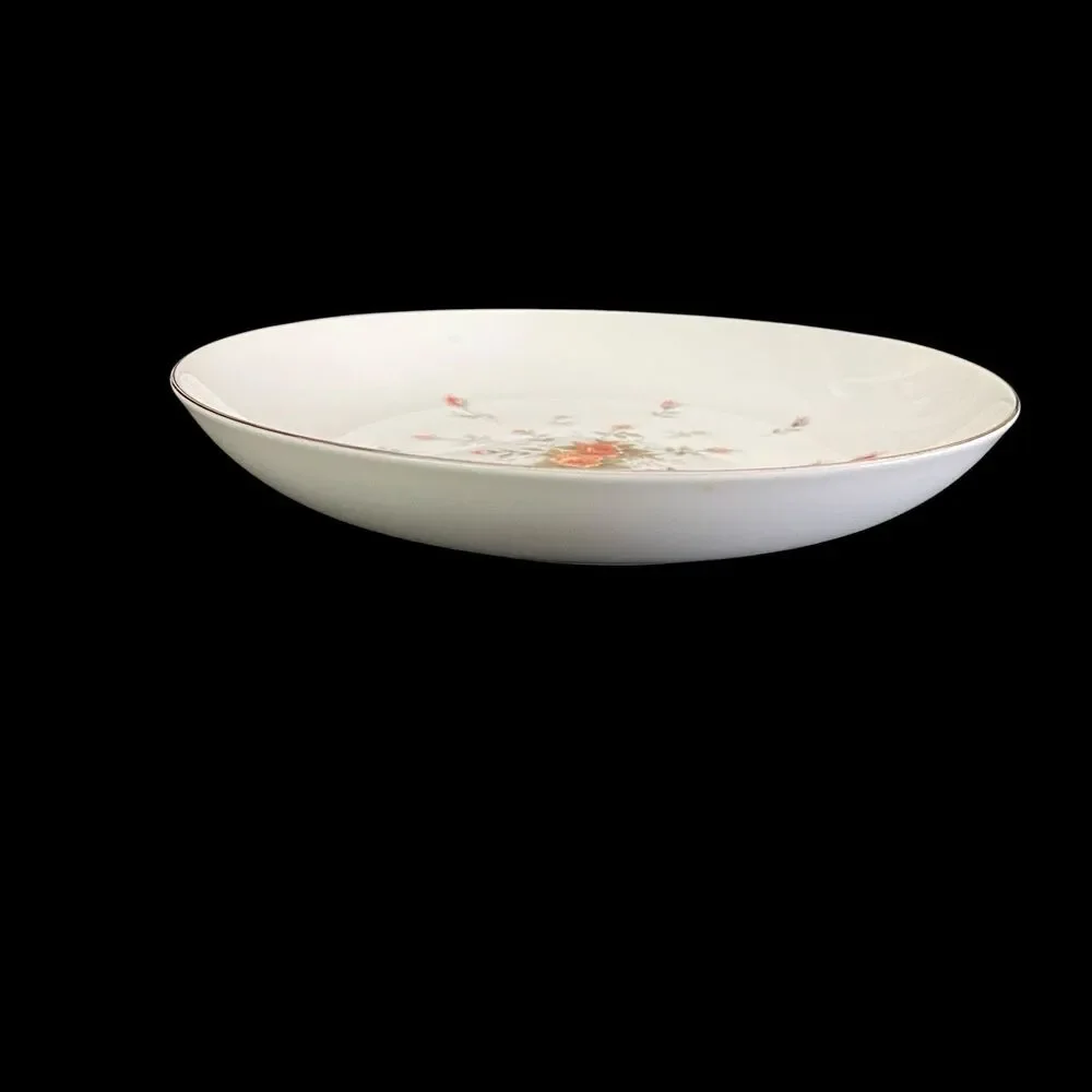 Harmony House Rosebud Fine China Coupe Soup Bowls Set 4 Floral Japan 7-3/4